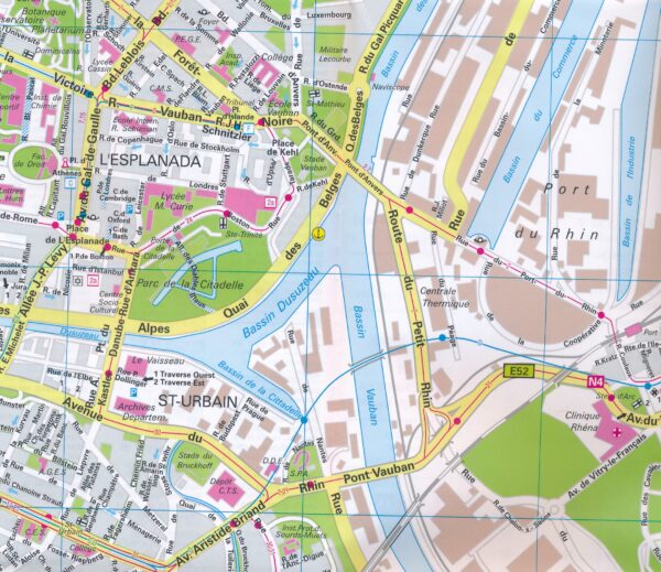 stadsplattegrond Straatsburg 9783575018830  Marco Polo MP stadsplattegronden  Stadsplattegronden Vogezen