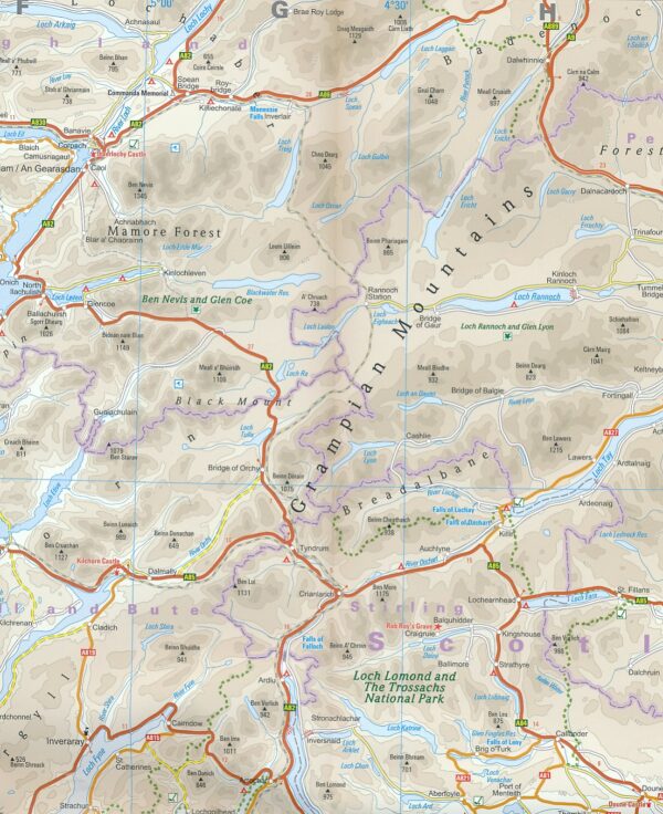 Schotland landkaart, wegenkaart 1:400.000 9783831774722  Reise Know-How Verlag WMP, World Mapping Project  Landkaarten en wegenkaarten Schotland