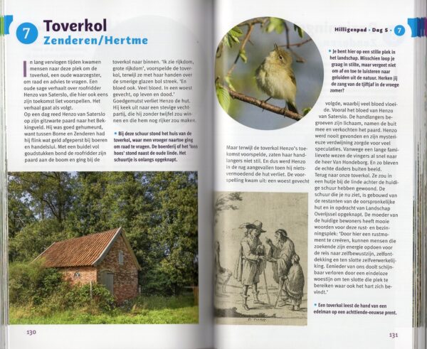 Het Hilligenpad - Zwerven door Twente 9789053456132 Lenneke Cuijpers Matrijs   Historische reisgidsen, Meerdaagse wandelroutes, Wandelgidsen Twente