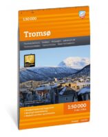 CAL-018  Tromsø Tur- og toppturkart  wandelkaart 1:50.000 9789189371637  Calazo Calazo Noorwegen noord  Wandelkaarten Noors Lapland