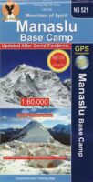 Manaslu Base Camp NS 521 | wandelkaart 1:60.000 9789937783361  Nepa Maps Wandelkaarten Nepal  Wandelkaarten Nepal