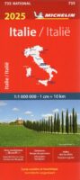 735 Italie, 1:1.000.000 2025 9782067265462  Michelin Michelinkaarten Jaaredities  Landkaarten en wegenkaarten Italië