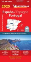 794  Spanje en Portugal 1:1.000.000 (onverscheurbaar) 2025 9782067265479  Michelin Michelinkaarten Jaaredities  Landkaarten en wegenkaarten Spanje