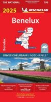 795  Benelux 2025 (indéchirable) 9782067265486  Michelin Michelinkaarten Jaaredities  Landkaarten en wegenkaarten Benelux