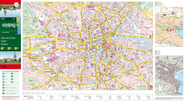 Dublin 1:10.000 | stadsplattegrond 9783707922561  Freytag & Berndt Compact plattegrond  Stadsplattegronden Dublin