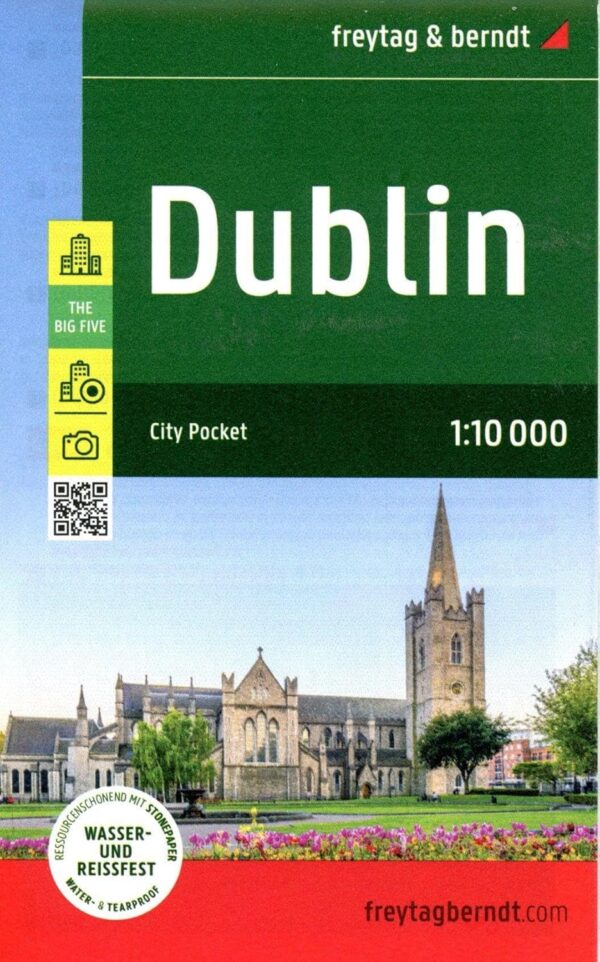 Dublin 1:10.000 | stadsplattegrond 9783707922561  Freytag & Berndt Compact plattegrond  Stadsplattegronden Dublin