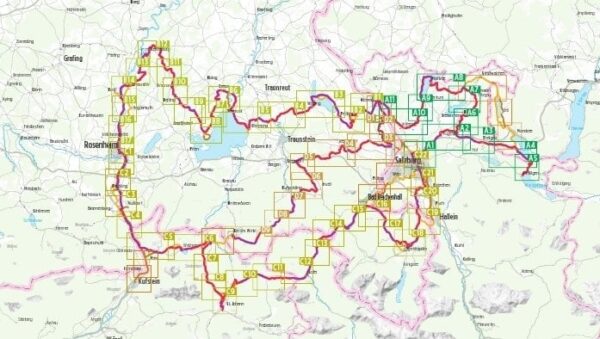 Bikeline Mozart-Radweg | fietsgids 9783711100665  Esterbauer Bikeline  Fietsgidsen, Meerdaagse fietsvakanties Beierse Alpen, Salzburger Land & Stiermarken