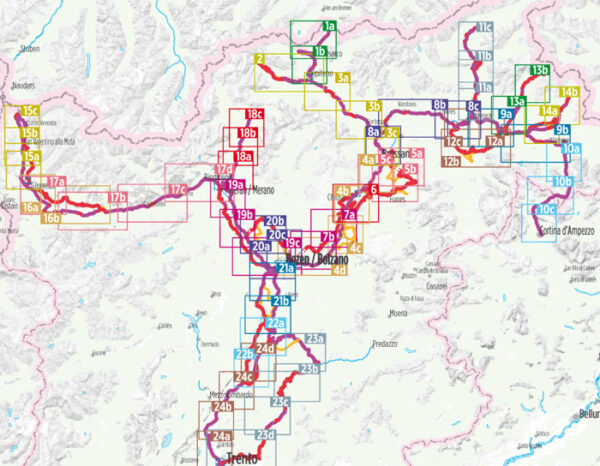 Bikeline Südtirol Radregion | fietsgids Zuid-Tirol 9783711101853  Esterbauer Bikeline  Fietsgidsen, Meerdaagse fietsvakanties Zuid-Tirol, Dolomieten