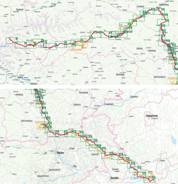 Bikeline Mur-Radweg | fietsgids 9783711102485  Esterbauer Bikeline  Fietsgidsen, Meerdaagse fietsvakanties Oberösterreich, Niederösterreich, Burgenland