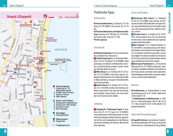 Polen, Ostseeküste und Masuren | reisgids 9783831738502  Reise Know-How Verlag   Reisgidsen Noordoost-Polen met Mazurië