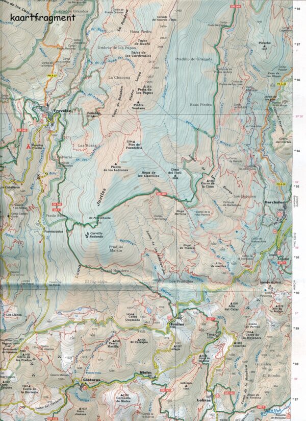 wandelkaart Sierra Nevada 1:40.000 9788480909976  Editorial Alpina   Wandelkaarten Prov. Málaga & Granada, Grazalema, Sierra Nevada