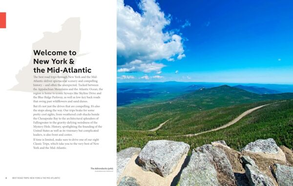 Best Road Trips New York & the Mid-Atlantic 9781837584826  Lonely Planet Road Trips  Reisgidsen New York, Pennsylvania, Washington DC