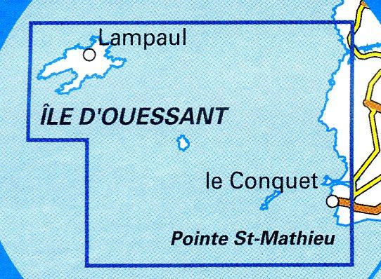 wandelkaart 0317OT Île d'Ouessant 1:25.000 9782758505211  IGN IGN 25 Bretagne  Wandelkaarten Bretagne