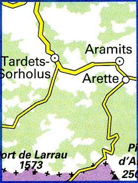 wandelkaart 1446ET Tardets-Sorholus, Arette 1:25.000 9782758518099  IGN IGN 25 Franse Pyreneeën  Wandelkaarten Baskenland, Navarra, Rioja