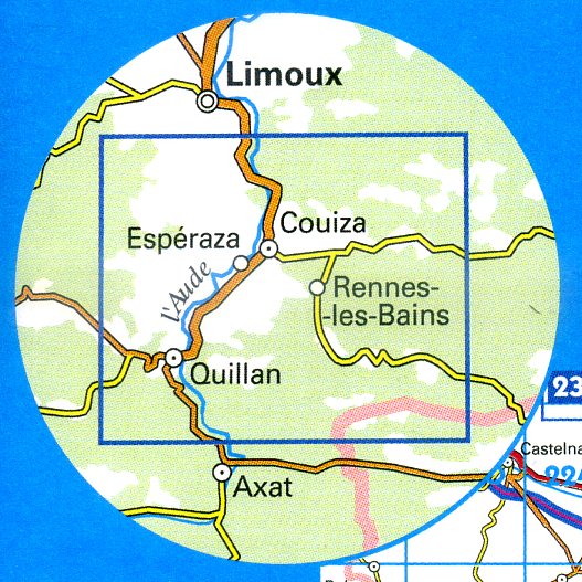 wandelkaart 2347OT Quillan 1:25.000 9782758518297  IGN IGN 25 Franse Pyreneeën  Wandelkaarten Franse Pyreneeën