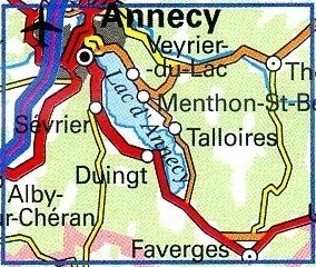 wandelkaart 3431OT Lac d'Annecy, Meer van 1:25.000 9782758540014  IGN IGN 25 Franse Alpen/ Nrd.helft  Wandelkaarten Franse Alpen: noord
