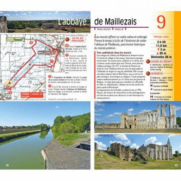 wandelgids Deux-Sèvres - Marais Poitevin à pied 9782844664440  Chamina Guides de randonnées  Wandelgidsen Vendée, Charente