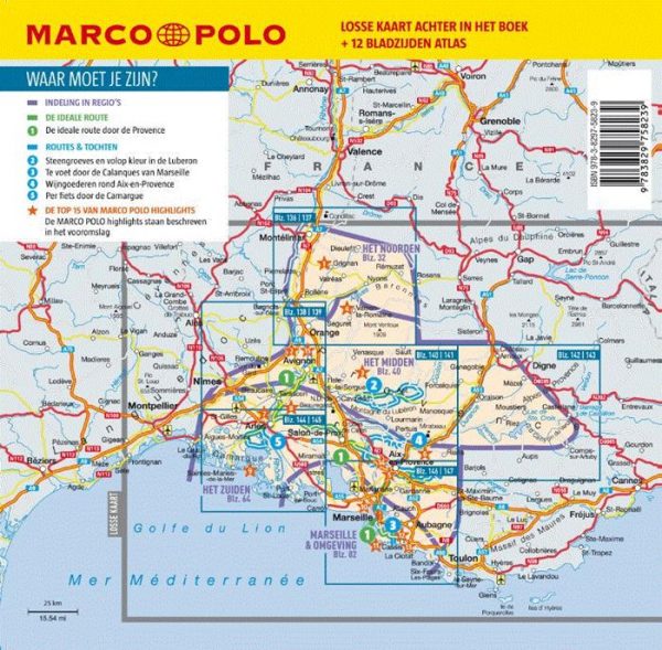 Marco Polo reisgids Provence 9783829758239  Marco Polo NL   Reisgidsen Provence, Marseille, Camargue