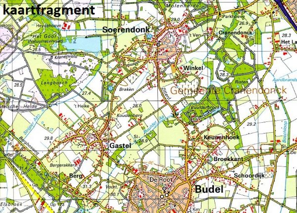57 Oost 9789035005792  Topografische Dienst / Kadaster Ned. 1:50.000  Wandelkaarten Noord- en Midden-Limburg