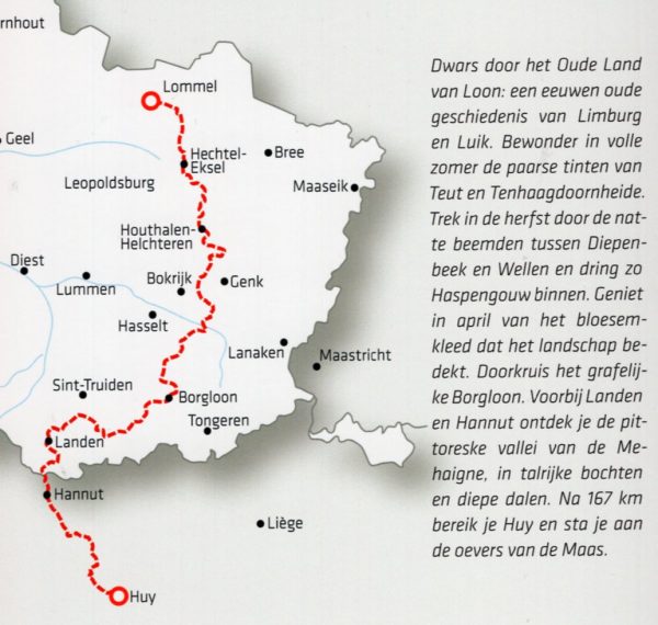 GR564  De Loonse Route | wandelgids GR-564 9789492608048  Grote Routepaden Topogidsen  Meerdaagse wandelroutes, Wandelgidsen België & Luxemburg