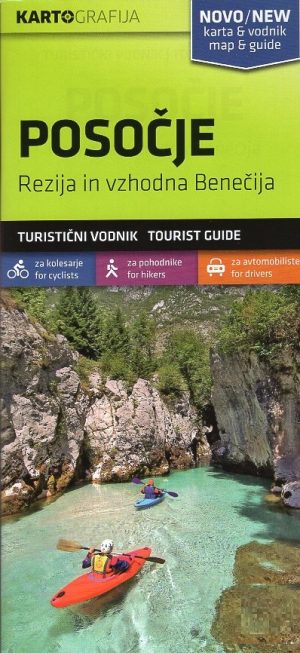 Posocje | wandelkaart 1:40.000 3830048522540  Kartografija   Wandelkaarten Slovenië