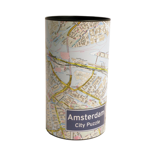 City Puzzle Amsterdam 4260153694075  Craenen City Puzzles  Wandkaarten Amsterdam