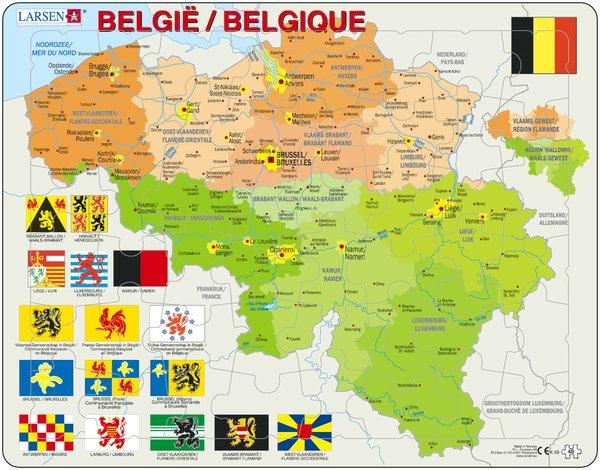 Belgie 7023850221596  Larsen Educatieve puzzels  Overige artikelen België & Luxemburg