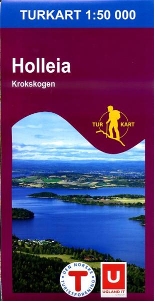 DNT-2597  Holleia - Krokskogen | topografische wandelkaart 1:50.000 7046660025970  Nordeca Turkart Norge 1:50.000  Wandelkaarten Zuid-Noorwegen