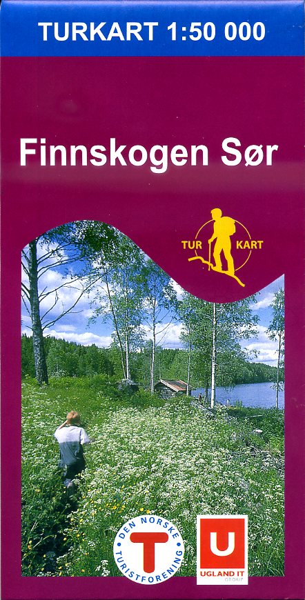 DNT-2676  Finnskogen Sor | topografische wandelkaart 1:50.000 7046660026762  Nordeca Turkart Norge 1:50.000  Wandelkaarten Zuid-Noorwegen