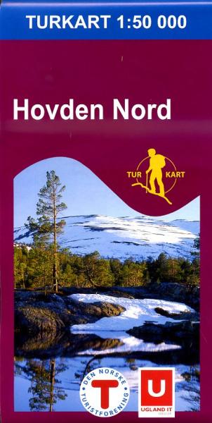 DNT-2684  Hovden Nord | topografische wandelkaart 1:50.000 7046660026847  Nordeca Turkart Norge 1:50.000  Wandelkaarten Zuid-Noorwegen