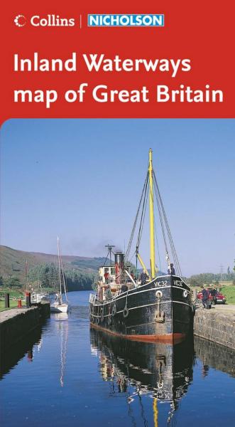 Inland Waterways of Great Britain (folded) 9780007211173  HarperCollins   Watersportboeken Groot-Brittannië