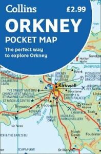 Orkney Pocket Map 9780008325473  Collins   Landkaarten en wegenkaarten Shetland & Orkney