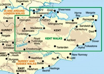 PG-08  Kent Walks | wandelgids 9780319090183  Ordnance Survey Pathfinder Guides  Wandelgidsen Zuidoost-Engeland