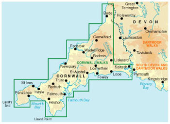 PG-05  Cornwall | wandelgids 9780319090299  Ordnance Survey Pathfinder Guides  Wandelgidsen West Country