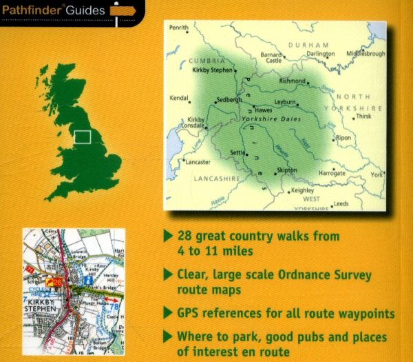 PG-15  Yorkshire Dales Walks | wandelgids 9780319090404  Ordnance Survey Pathfinder Guides  Wandelgidsen Noordwest-Engeland
