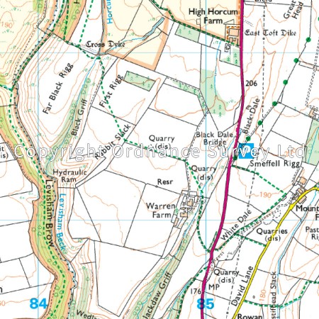 EXP-027 North York Moors - Eastern area  OL27 | wandelkaart 1:25.000 9780319242667  Ordnance Survey Explorer Maps 1:25t.  Wandelkaarten Noordoost-Engeland