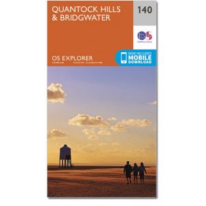 EXP-140 Quantock Hills + Bridgwater (22) | wandelkaart 1:25.000 9780319243336  Ordnance Survey Explorer Maps 1:25t.  Wandelkaarten West Country