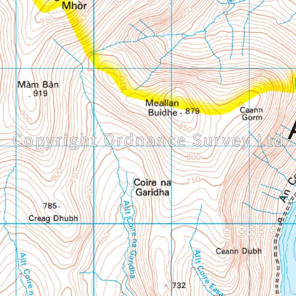 LR-042  Glen Garry, Loch Rannoch | topografische wandelkaart 9780319261408  Ordnance Survey Landranger Maps 1:50.000  Wandelkaarten de Schotse Hooglanden (ten noorden van Glasgow / Edinburgh)