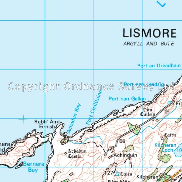 LR-049  Oban + East Mull | topografische wandelkaart 9780319261477  Ordnance Survey Landranger Maps 1:50.000  Wandelkaarten de Schotse Hooglanden (ten noorden van Glasgow / Edinburgh)