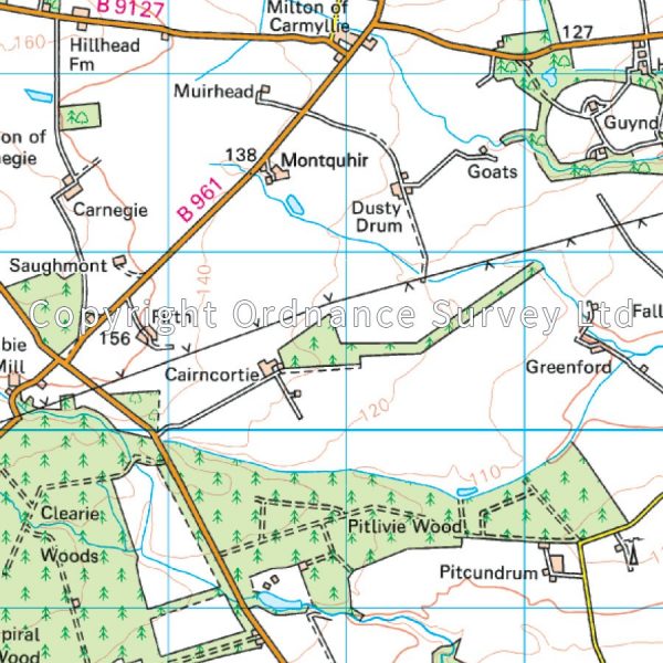 LR-054 Dundee and Montrose, Forfar and Arbroath | topografische wandelkaart 9780319261521  Ordnance Survey Landranger Maps 1:50.000  Wandelkaarten de Schotse Hooglanden (ten noorden van Glasgow / Edinburgh)