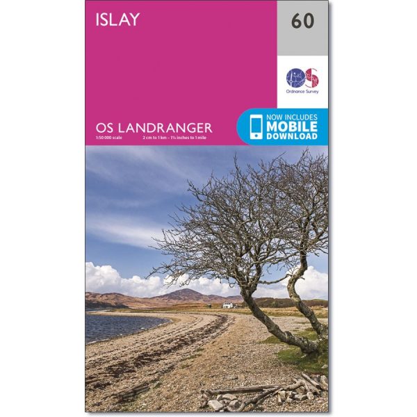 LR-060  Islay | topografische wandelkaart 9780319261583  Ordnance Survey Landranger Maps 1:50.000  Wandelkaarten Skye & the Western Isles