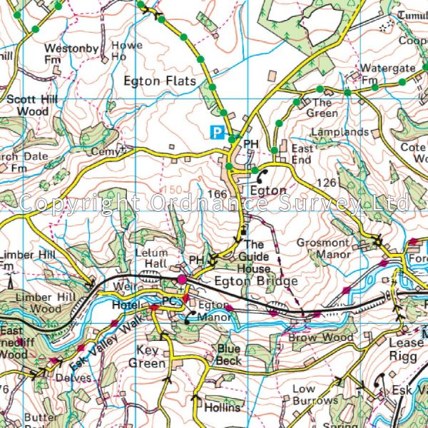 LR-094  Whitby, Esk Dale, Robin Hood's Bay | topografische wandelkaart 9780319261927  Ordnance Survey Landranger Maps 1:50.000  Wandelkaarten Noordoost-Engeland