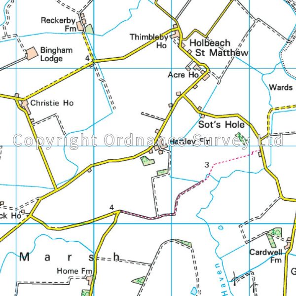 LR-131 Boston, Spalding | topografische wandelkaart 9780319262290  Ordnance Survey Landranger Maps 1:50.000  Wandelkaarten Oost-Engeland