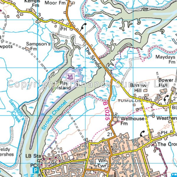LR-168  Colchester + The Blackwater | topografische wandelkaart 9780319262665  Ordnance Survey Landranger Maps 1:50.000  Wandelkaarten Oost-Engeland