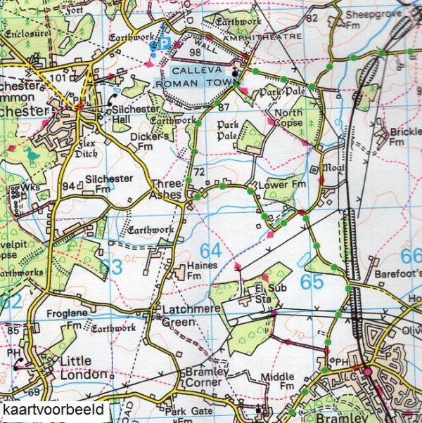 LR-175  Reading, Windsor | topografische wandelkaart 9780319262733  Ordnance Survey Landranger Maps 1:50.000  Wandelkaarten Midlands, Cotswolds