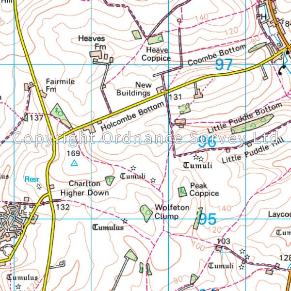 LR-194  Dorchester, Weymouth | topografische wandelkaart 9780319262924  Ordnance Survey Landranger Maps 1:50.000  Wandelkaarten West Country