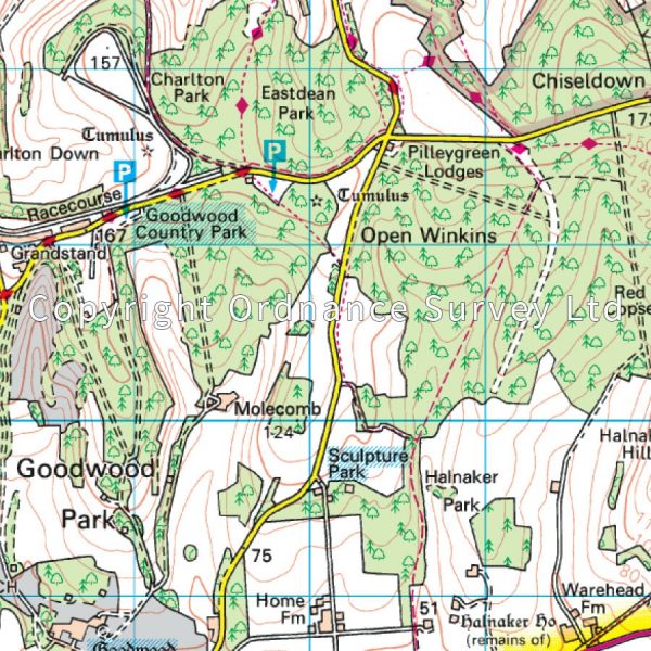 LR-197  Chichester + The South Downs | topografische wandelkaart 9780319262955  Ordnance Survey Landranger Maps 1:50.000  Wandelkaarten Zuidoost-Engeland