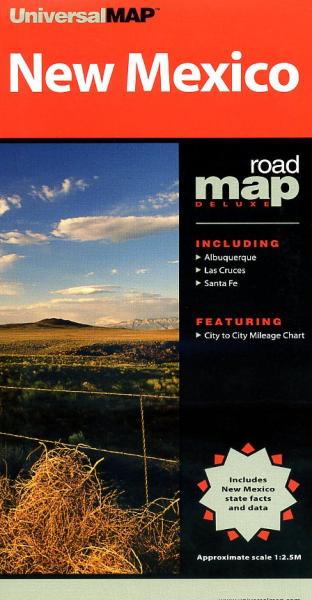 New Mexico State Map 9780762534173  Universal Maps   Landkaarten en wegenkaarten Colorado, Arizona, Utah, New Mexico
