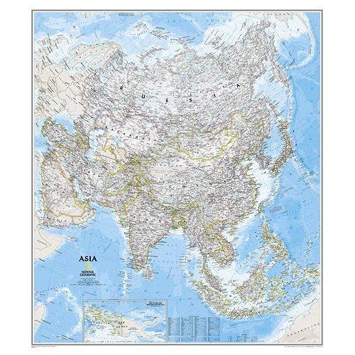 Asia 1:13.812.480 9780792280989  National Geographic NG planokaarten  Wandkaarten Azië