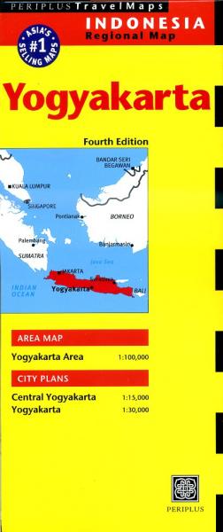 Yogyakarta/ Surakarta/ Java Central 9780794607234  Periplus Periplus Travel Maps  Landkaarten en wegenkaarten Java